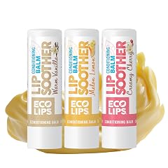 Eco Lips Conditioning Lip Soother Lip Balm Natural Moisturizing Lip Care with Shea Murumuru Butter Clean Beauty Daily