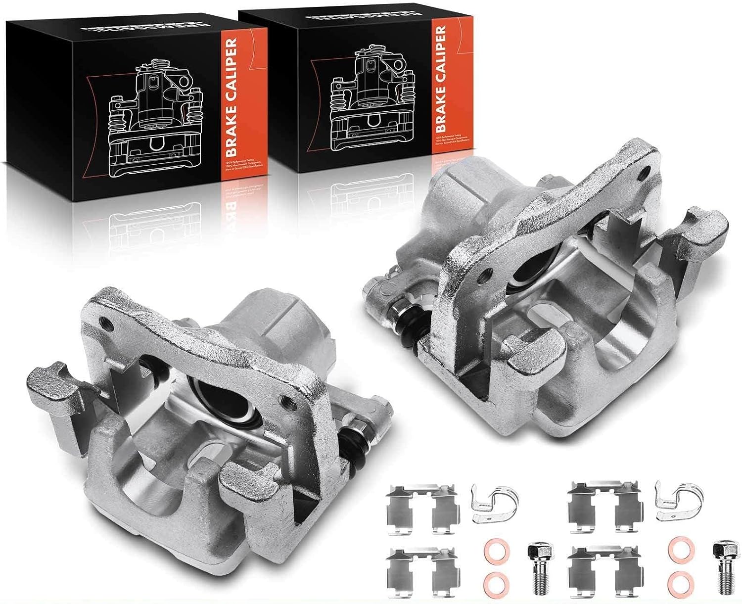 Replacement Parts for 2X Rear Brake Calipers w/ Bracket for Toyota Camry 2007-2012 ES350 2007-2011 Mod-AP88P-58892