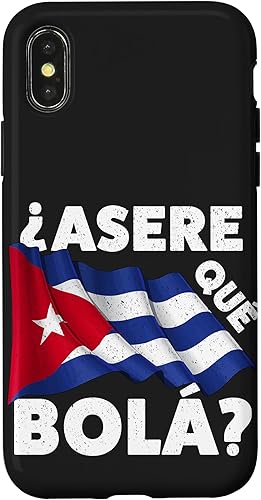 Miniatura 7 de iPhone 13 Pro Max Cool Bandera cubana con divertido estuche de felicitación español con texto cubano