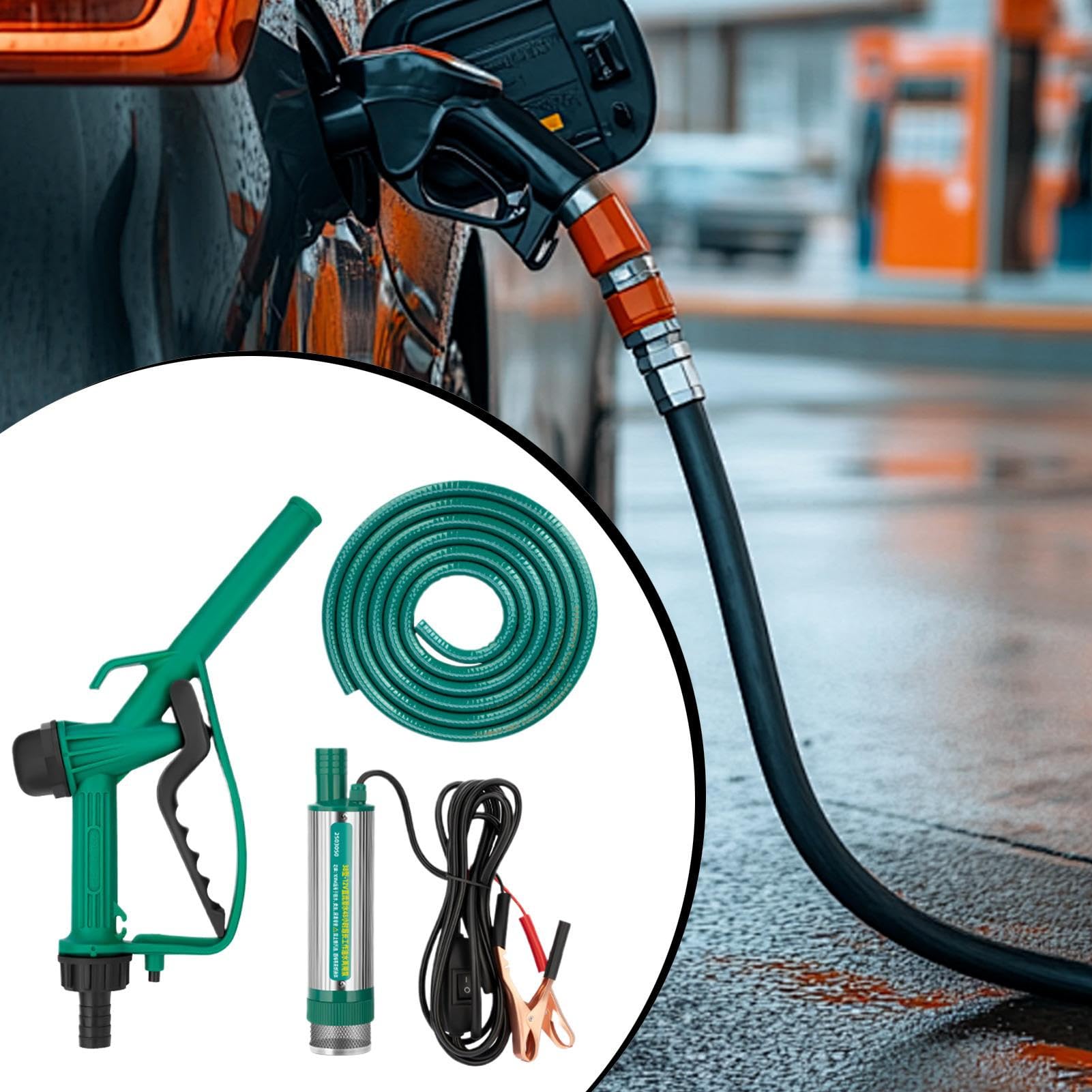 Bomba de transferencia de agua | Extractor de aceite multiusos, bomba eléctrica portátil de 12 V, extracción de aceite con parada automática para jardín marino automotriz | Extractor De Para Coche Para Exteriores Jardín Autocaravana Agricultura Riego Gara