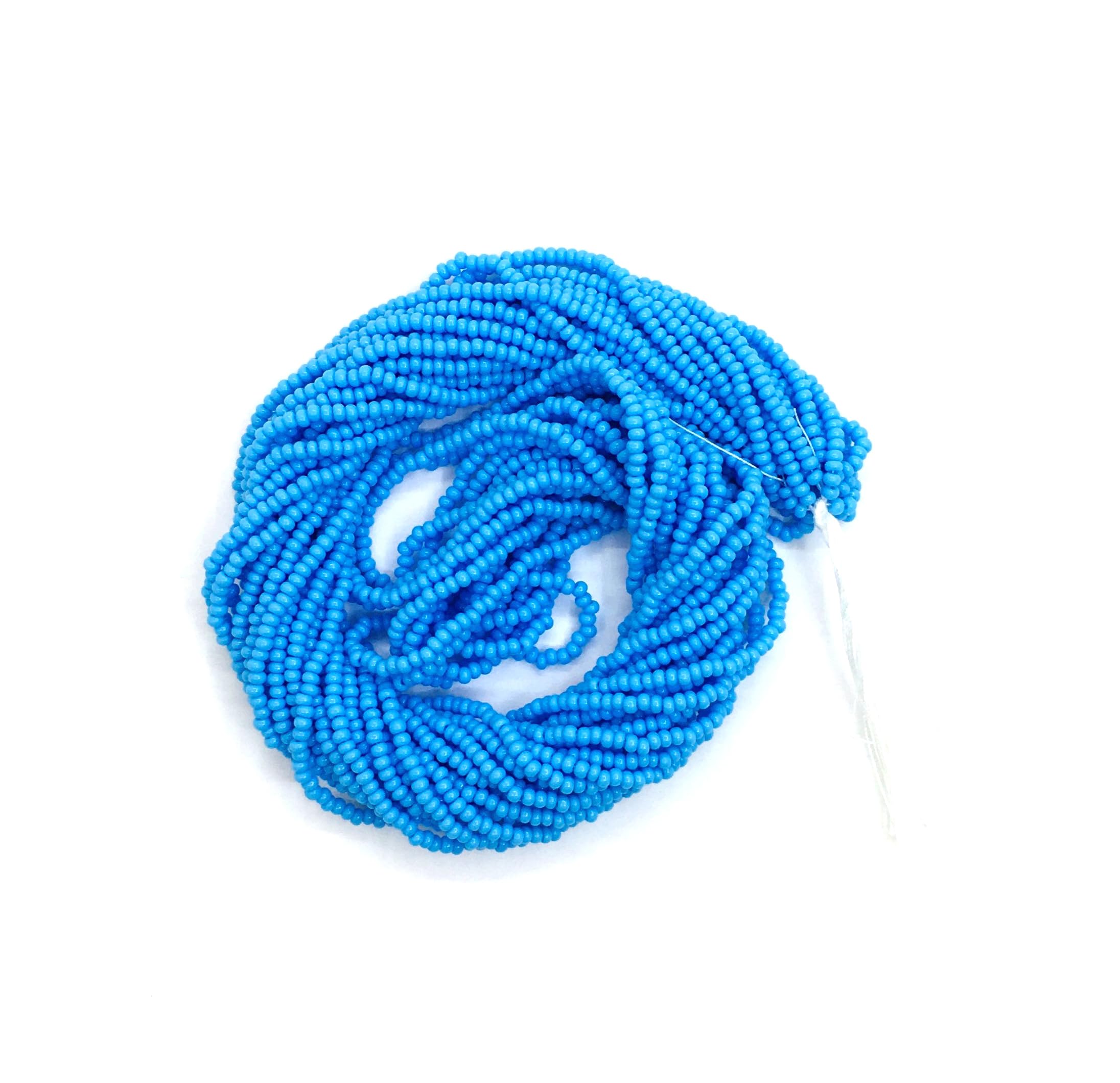 Perlin 2 mm Seed Beads Glass Beads Indian Beads Seed Beads Pony Beads Preciosa Ornela Czech 11/0 on Multiple Strands 9000 Pieces (Blue Opaque) - Image 4