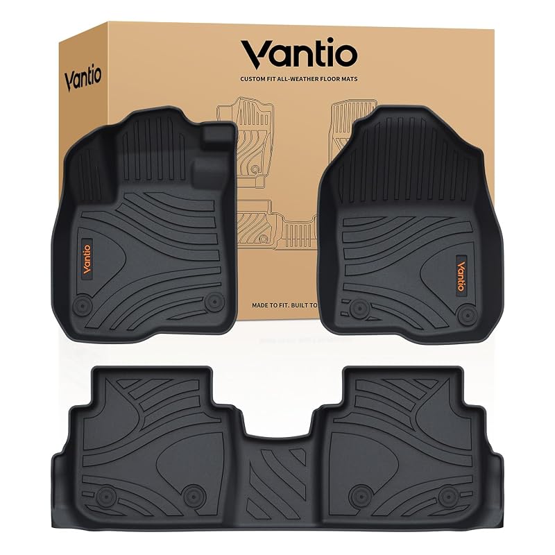 Tapetes automotivos sob medida em TPE para Honda CR-V 2023 a 2027, dianteiros e 2ª fileira, Vantio, 1 unidade