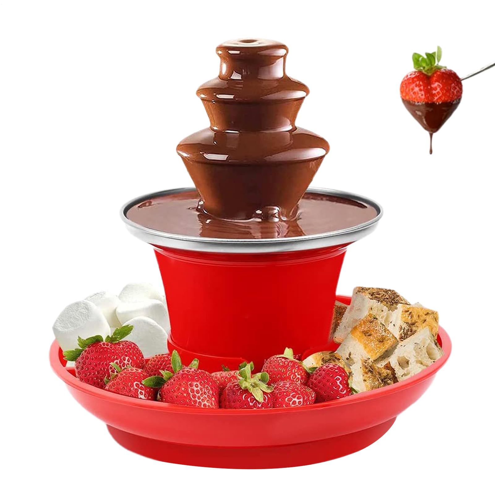 Schokoladen, Schokoladenmaschine | Schokoladenschmelzmaschine,24 cm Edelstahl-Schokoladenfondue-, wiederverwendbares Küchengerät für Schokolade, Süßigkeiten, Butter, Käse