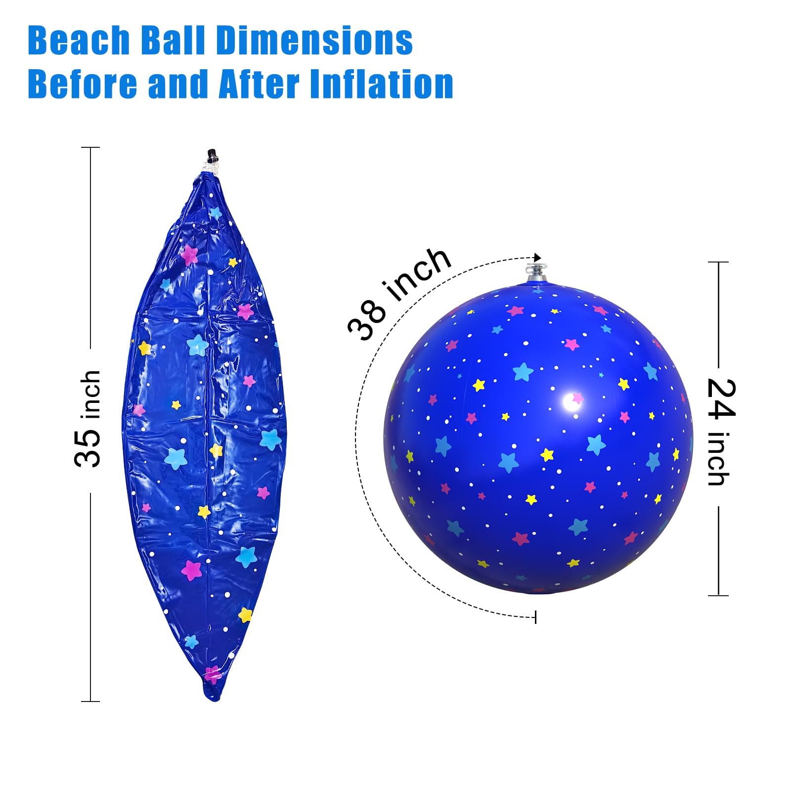 Amazon.co.jp: Pijaborg ブルービーチボール 24インチ - あらゆる年齢