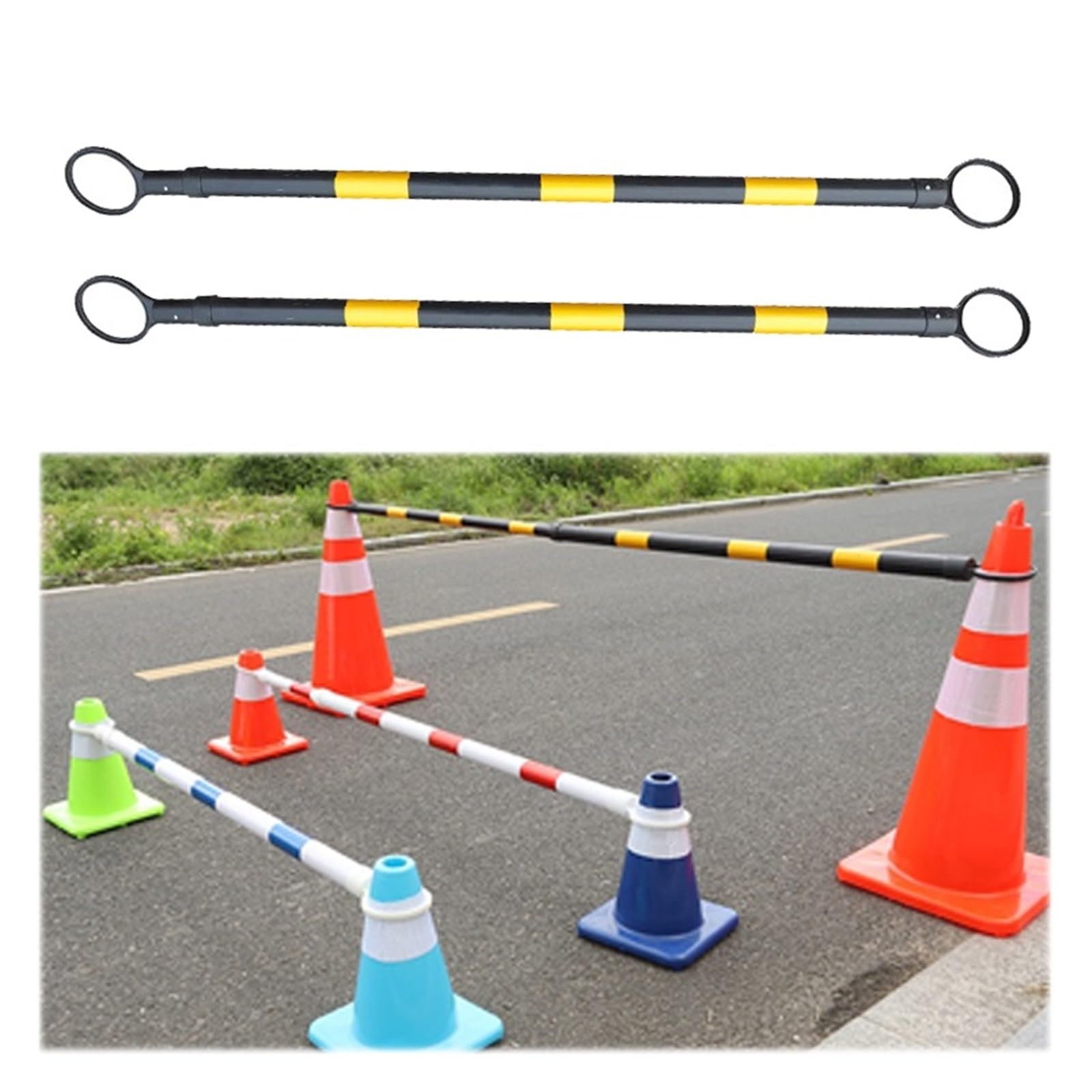 Cône de signalisation rétractable pour éviter les intrusions sur vos chantiers