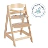 roba Sit Up III Steps High Chair Grows with Your Baby from 6 Months Up Children's High Chair Made of Natural Wood Chair Maximum Load 70 kg 1 Piece (Pack of 1)