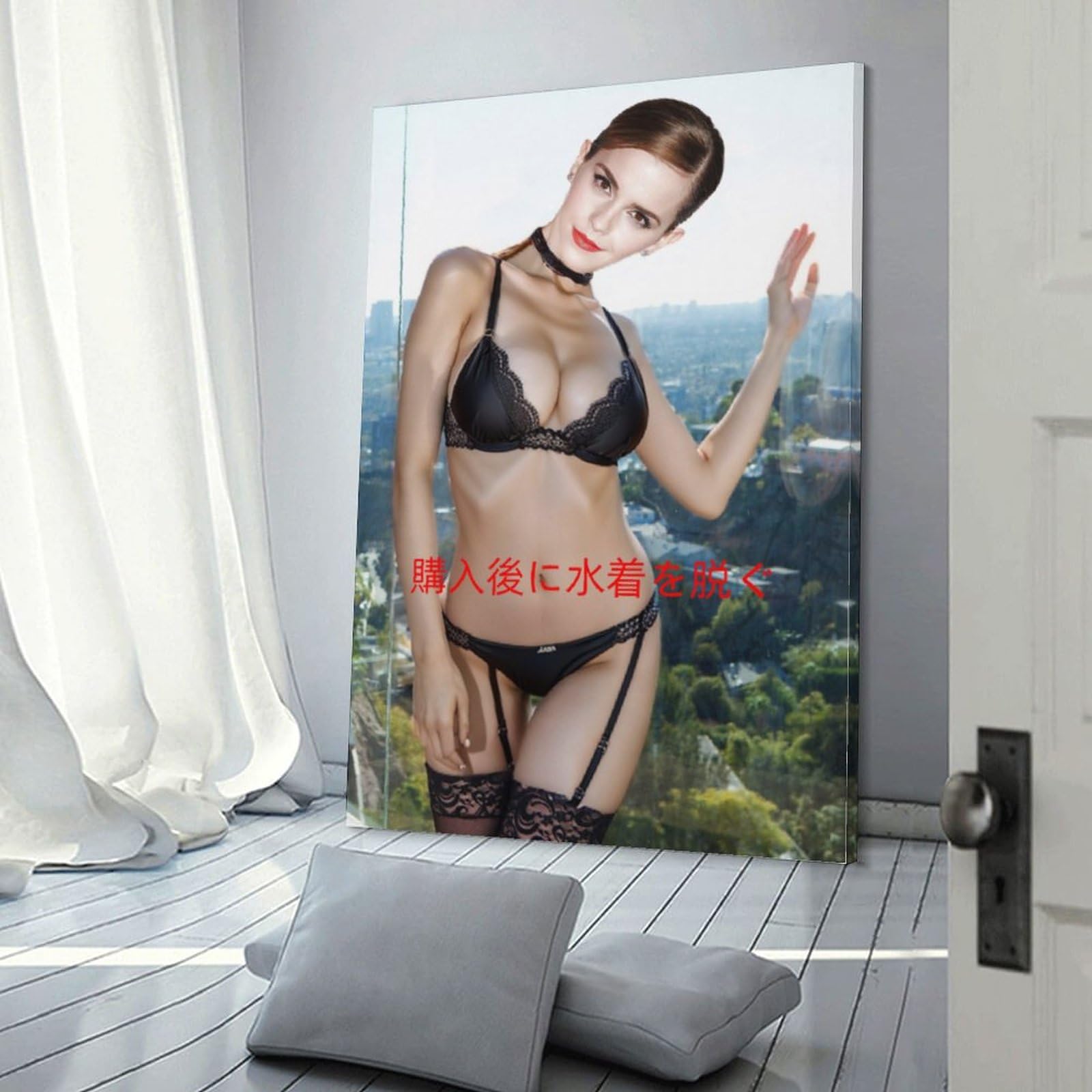 Amazon.co.jp: Emma Watson Emma Watson Naked Sexy Art (6) Take off Swimsuit  After Purchase Wall Art Home Decor Canvas Painting Bedroom Poster Living  Room Wall Painting08x12inch (20x30cm)