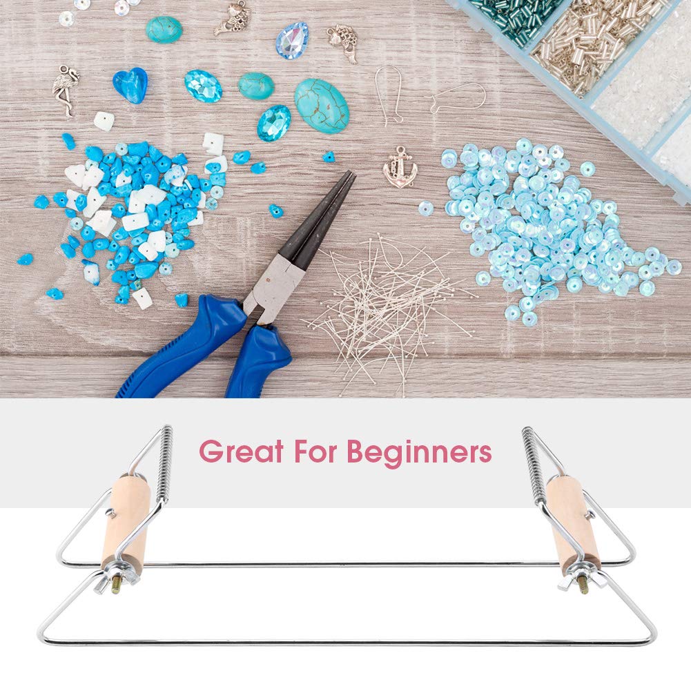 Hztyyier braccialigioielli Perline Artigianato, Telaio per Perline Telaio per Tessitura Telaio per Gioielli Telaio per Principianti Fai collane Personalizzate Knitting Tools & Accessories
