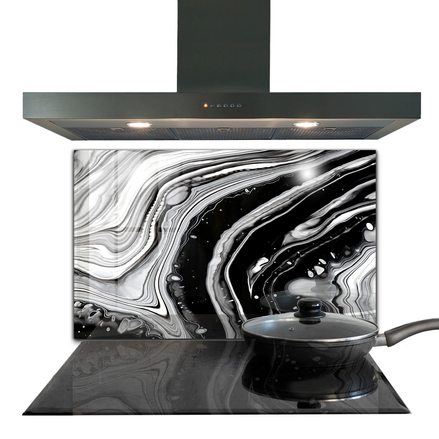 Panneau de cuisine 100x70 cm pour sublimer votre crédence en verre trempé monochrome