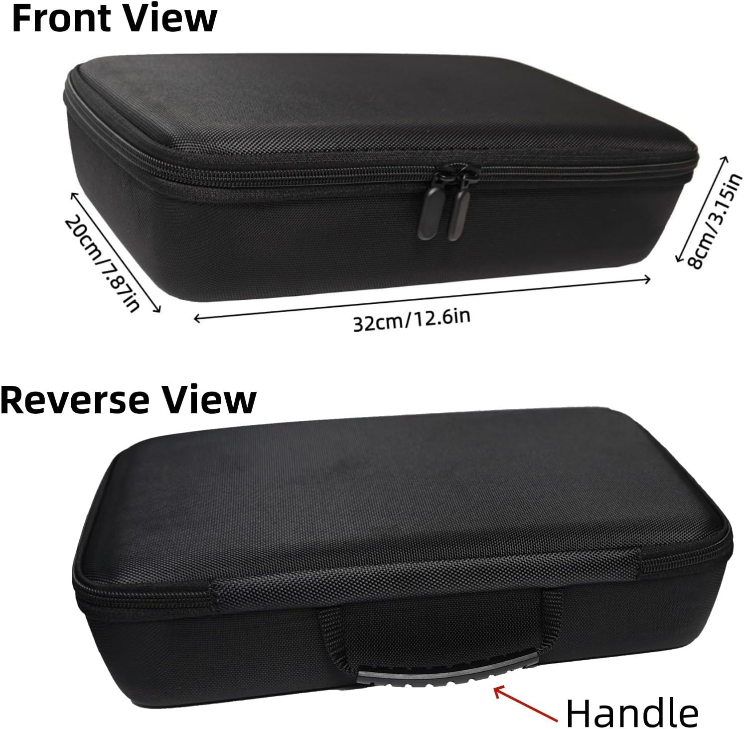 10 Slots Watch Travel Case for Men and Women, Hard Watch Storage Box