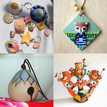 ReArt Polymer Oven-Bake Doll Clay, Non Toxic 1.1Lbs Premium, Non Toxic, Soft, Sculpting Modeling Polymer Clay