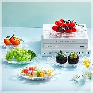 Mumufy 6 Pcs Acrylic Banana Split Boats Bowls, 6.3 oz Ice Cream Bowls