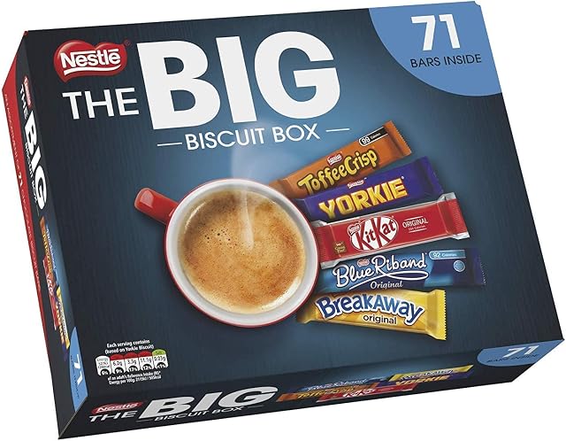 Nestle  The Big Biscuit Variety Box 71 Chocolate Biscuit Bars