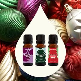 Plant Therapy Christmas Magic Holiday Essential Oil Blend 3 Set, Trio of Exclusive Holiday Scents, Bring Festive Cheer to Every Room, Joyful & Uplifting