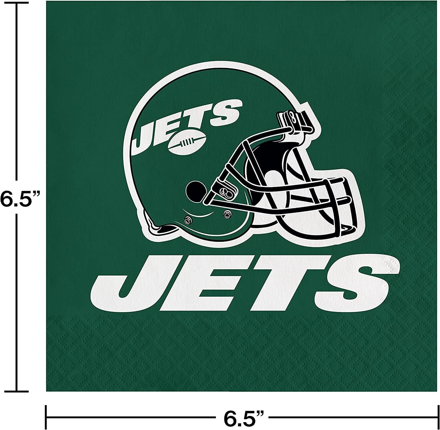 Trendware New York Jets Paper Plate and Napkin Party Kit, Serves 16, Officially Licensed