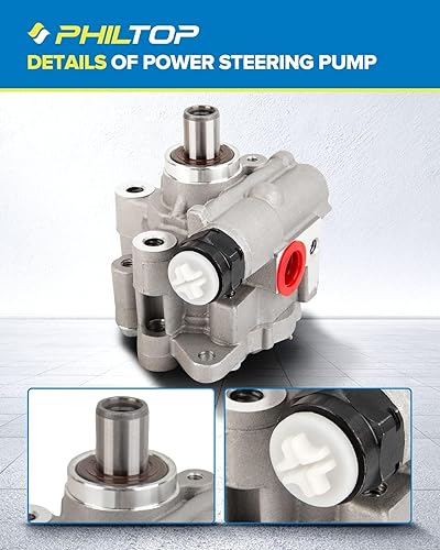 Miniatura 399 de PHILTOP Bomba de dirección asistida 20-806 OE apta para Aveo5 2007 2008, Aveo 2008, bomba de asistencia asistida 96801443, bombas de dirección