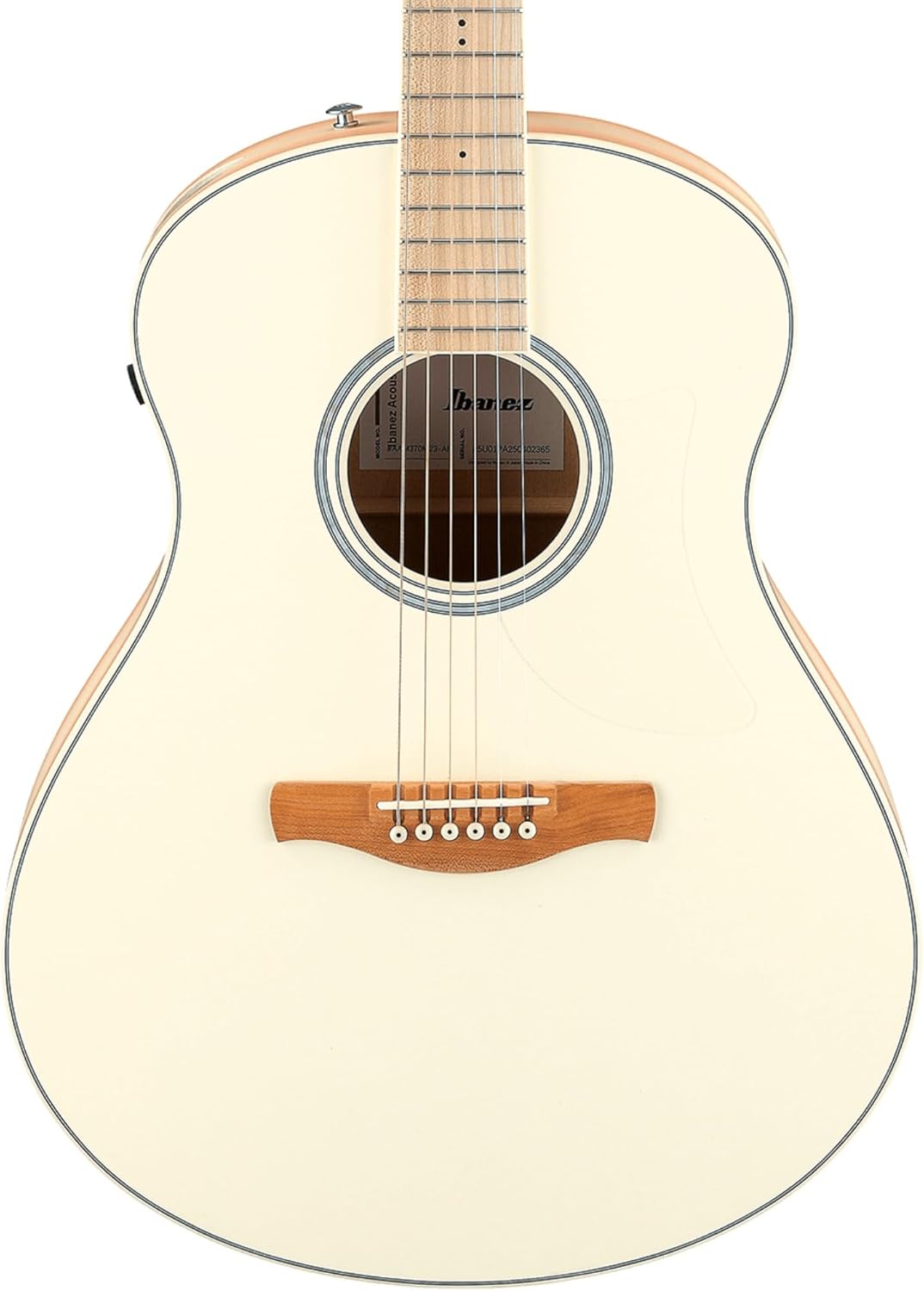 Ibanez AAM370M2E Grand Auditorium Acoustic-Electric Guitar, Solid Spruce Top, Open Pore Antique Peach Fuzz