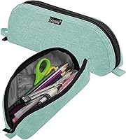 Vista 9 de Gloppie - Estuche de lápices práctico, estuche de lápices simple y estético, pequeño portaplumas, suministros de regreso a clases para niñas