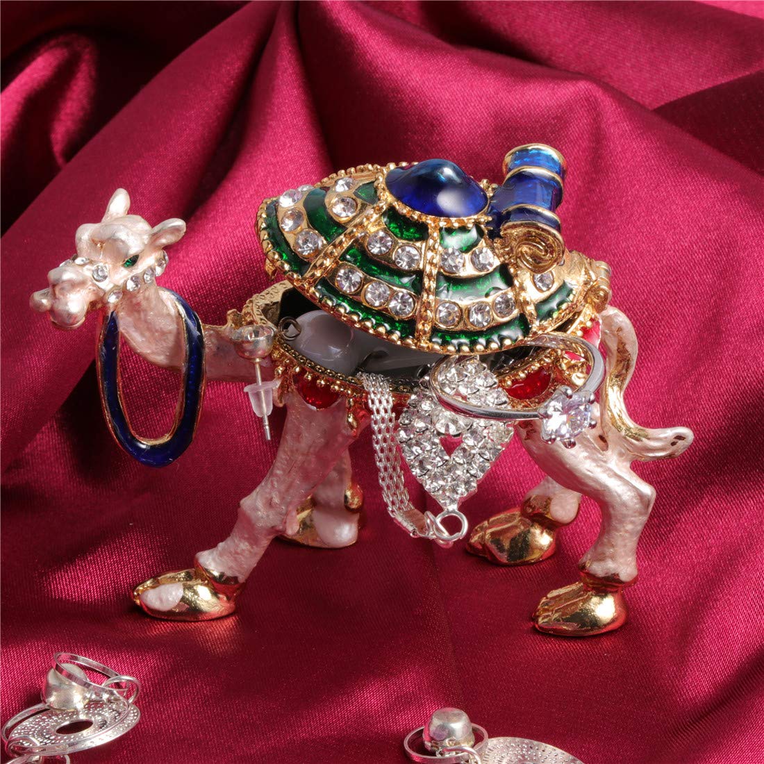 Amazon｜Waltz&Fラクダ ジュエリーボックス クリスタル動物