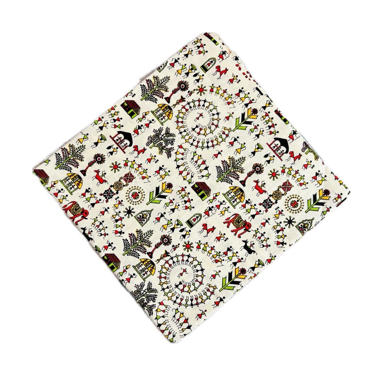 bongo nari boutique Pure Cotton Printed Blouse Piece 1 METRE BLO_Folk_Multi-picture-21
