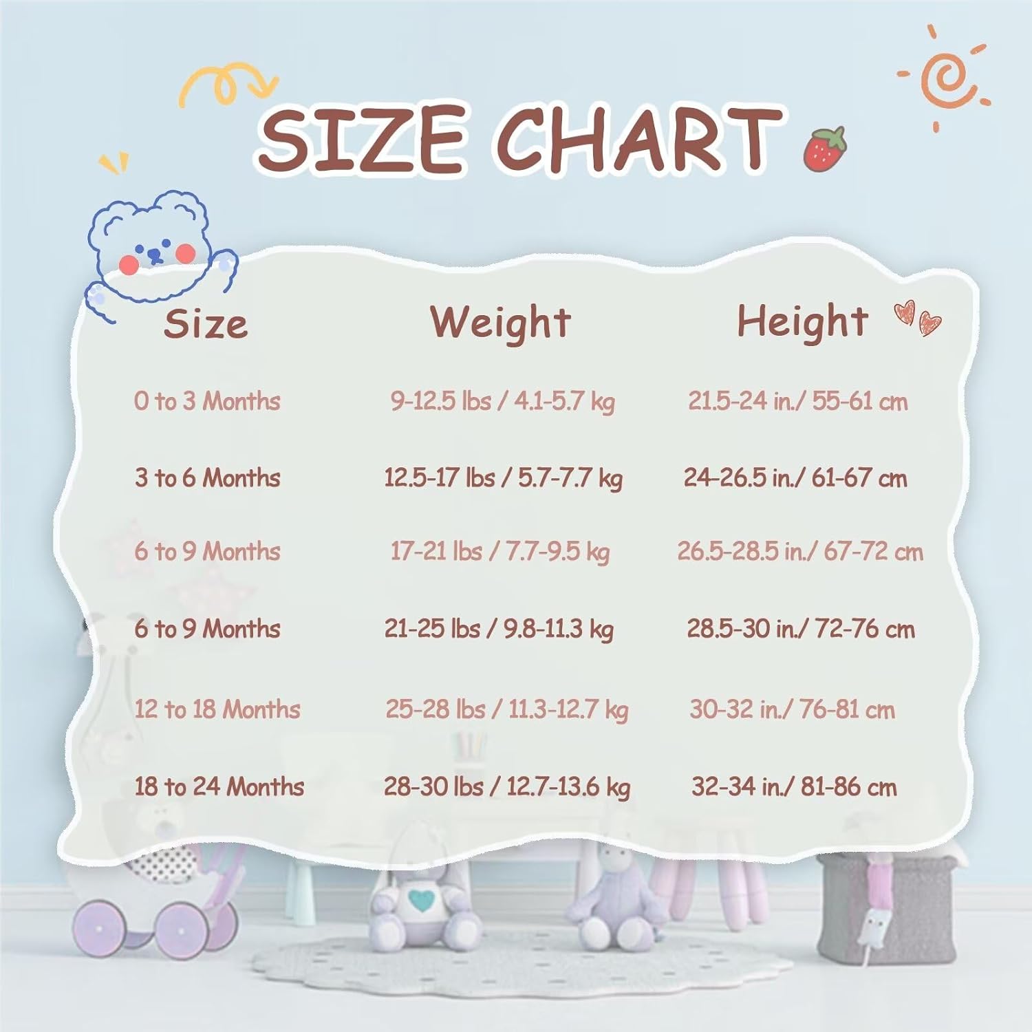 Rayon of Bamboo Baby Bodysuit, Long Sleeve Bodysuits for Boys Girls Infant Soft Clothes 0-24 Months