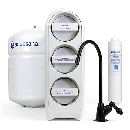 Aquasana SmartFlow® Reverse Osmosis Water Filter | RO Under Sink