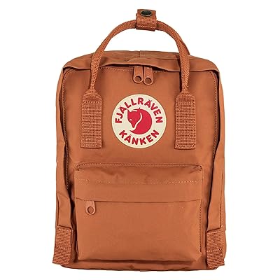 Fjallraven Kanken Mini Backpack Bags Terracotta Brown, Vinyl