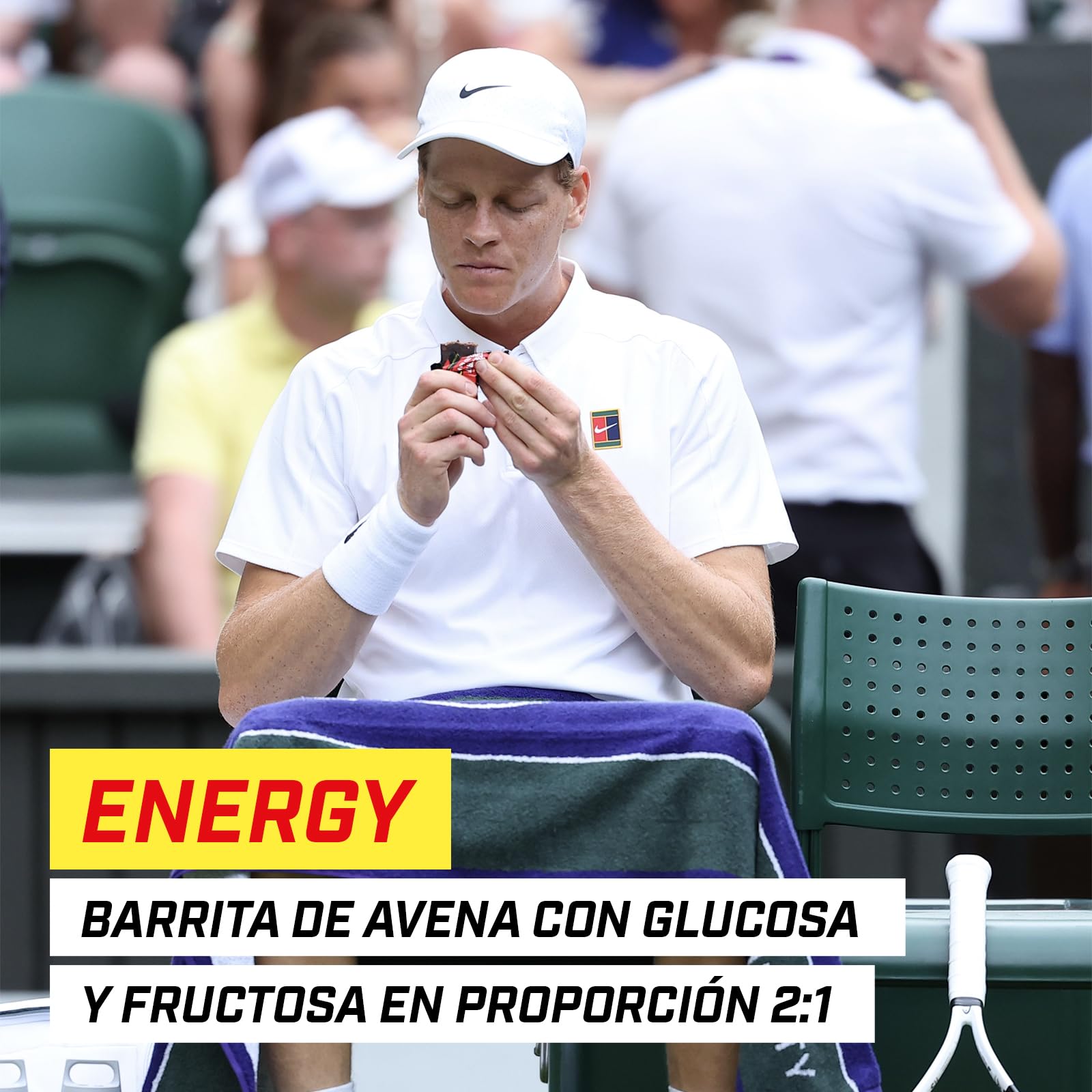 Enervit Carbo Bar C2:1PRO Sin Sabor, Barritas Energéticas, 30g Carbohidratos, Sin Sabor, Para Actividades de Resistencia, +50% Carbohidratos Absorbidos, Sin Gluten, Vegano, 30 Barritas de 45g