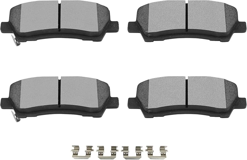 Pastilhas de freio a disco traseiras SCITOO D1793-9022 para Ford Mustang – Jogo com 4 unidades