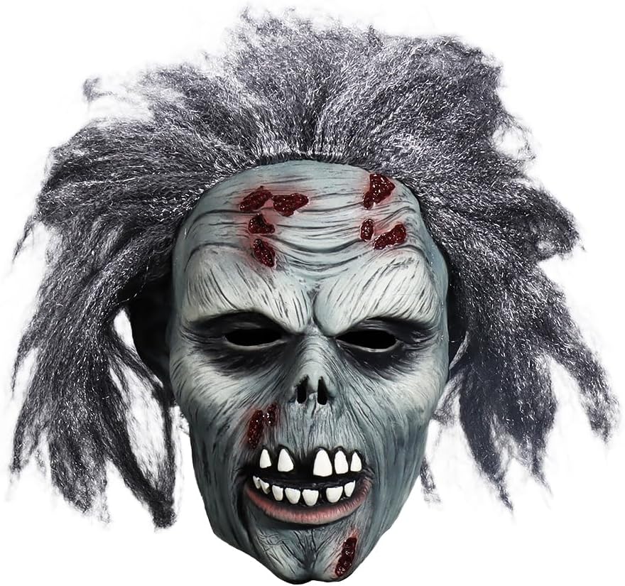 Halloween Zombie Latex Mask – Realistic and Horrifying