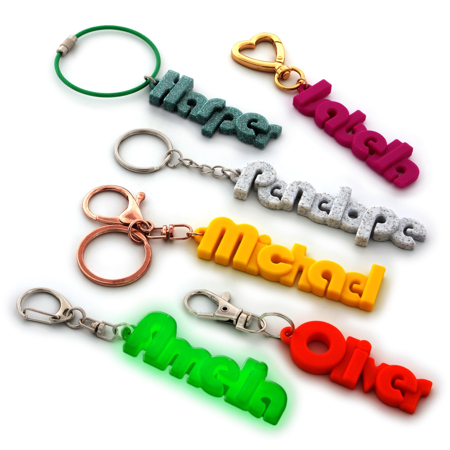 Custom Name Tag – Durable Hard Plastic Luggage Tag for Bags, Backpacks, Water Bottles – Personalized with Color & Font Options – Cute ID tag for Kids,