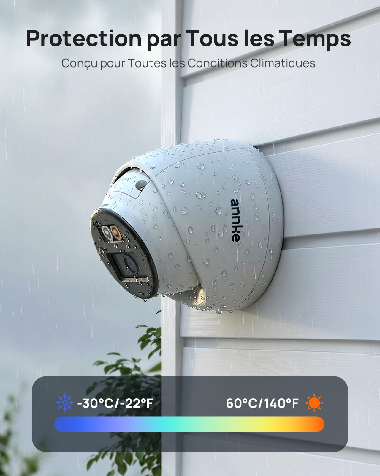 ANNKE Caméra IP PoE 3K Extérieure avec Vision Nocturne Couleur