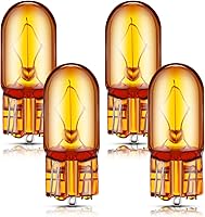 Vista 1 de 2827NATB 2825 Bombilla 12V 5W W2.1 x 9.5D Base Luz de Marcador Lateral Ámbar Natural Bombillas de Luz de Estacionamiento Marcador Lateral Bombillas