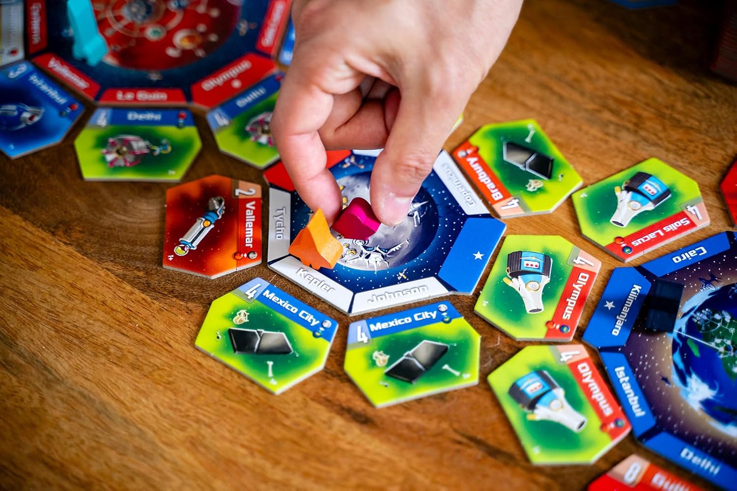 Renegade Game Studios Junk Orbit Strategy Board Game for Families, Ages 10+, One to Five Players