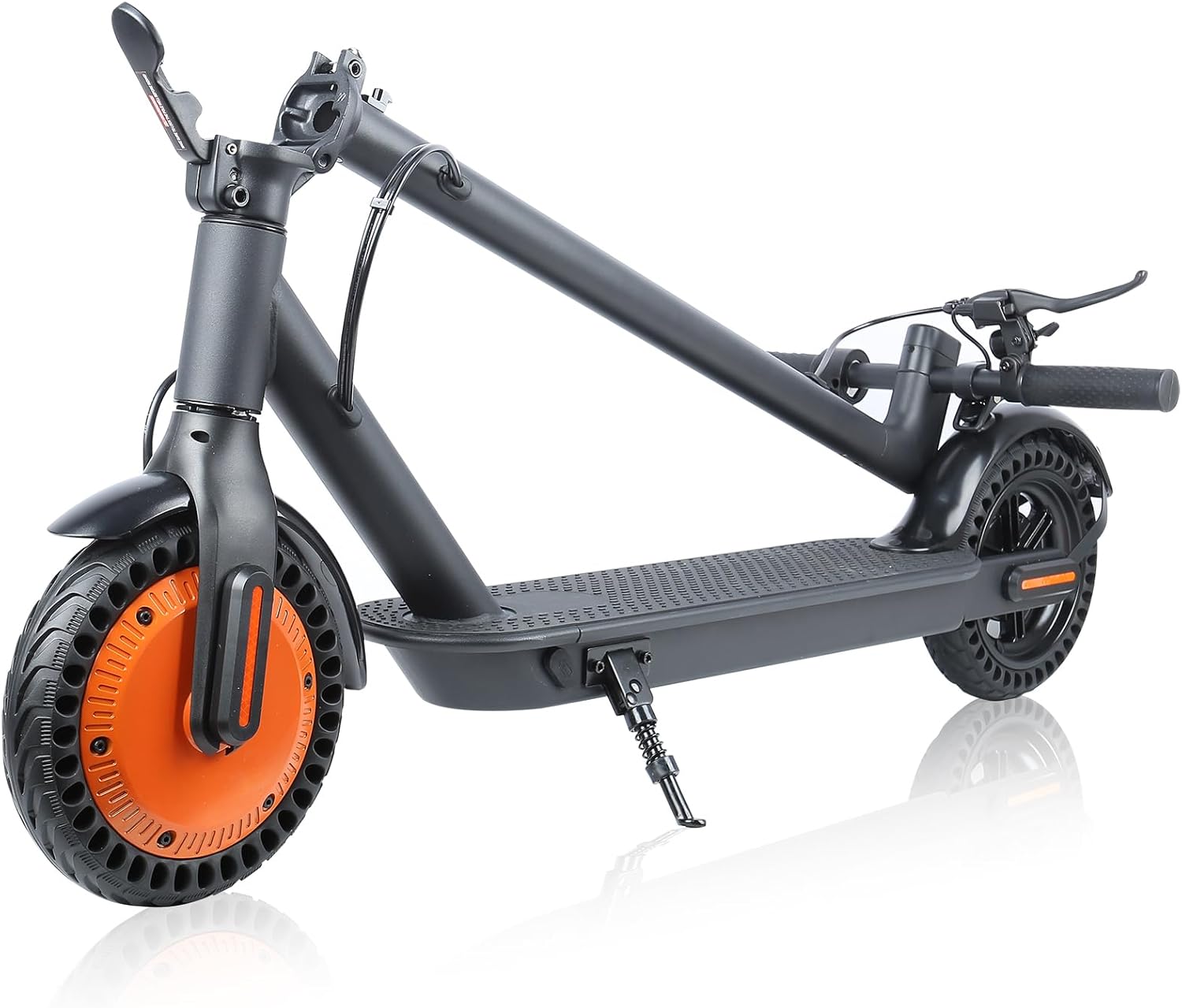 Electric Scooter, E-Scooter 19MPH/17-21miles Range, 8.5''Solid Tires, Foldable Electric Scooter Adults with Double Braking System and App Control