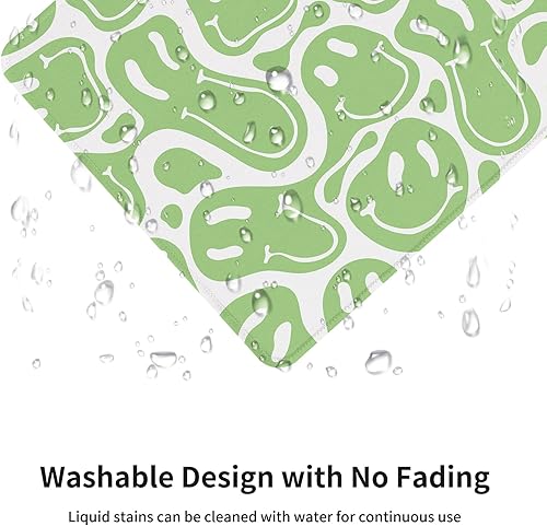 Miniatura 10 de Seorsok Alfombrilla cuadrada para mouse con textura de alta calidad, diseño de hippie, diseño de mouse con textura de alta calidad, base de goma