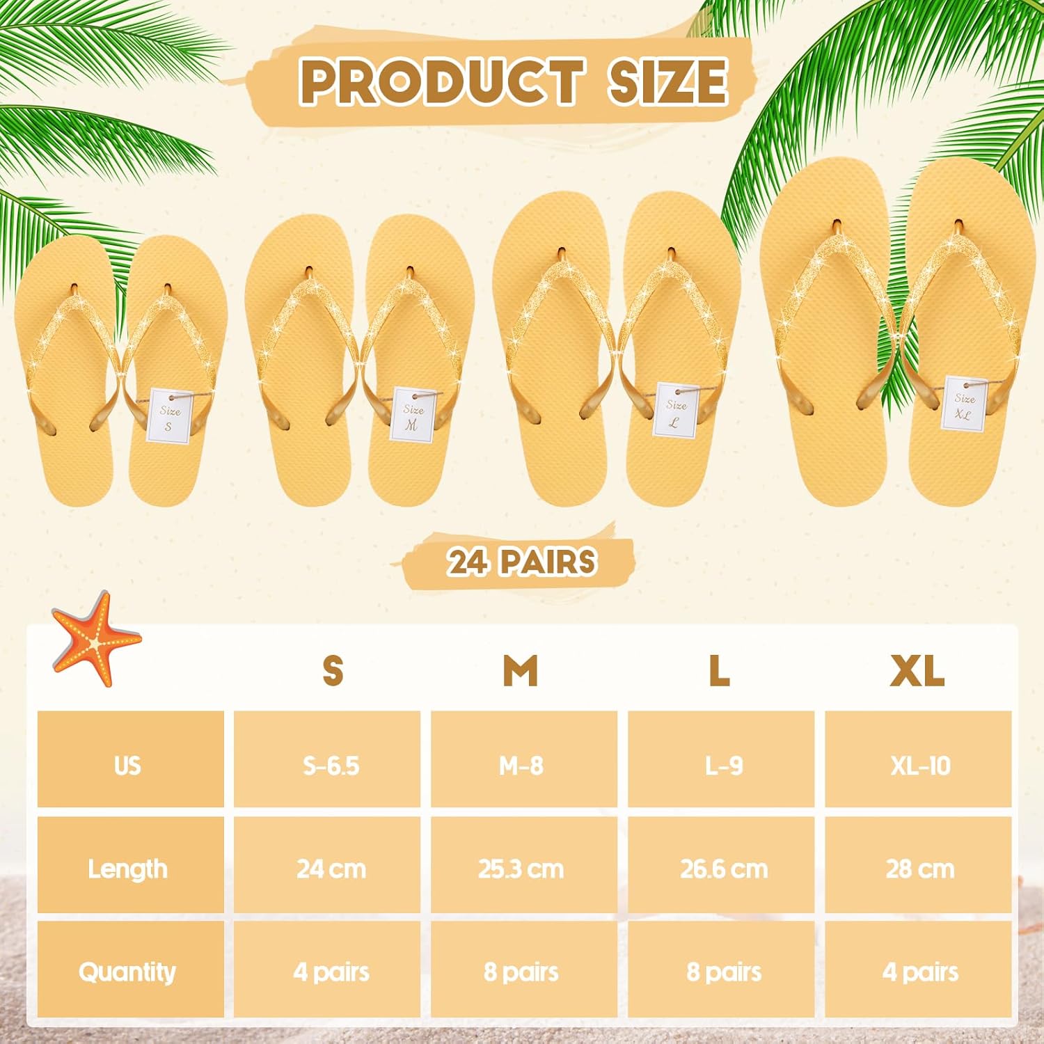 Ramede 24 Pairs Flip Flops Bulk Soft Wedding Sandals Hotel Spa Wedding Slippers for Guest Pool Shower Party Reception