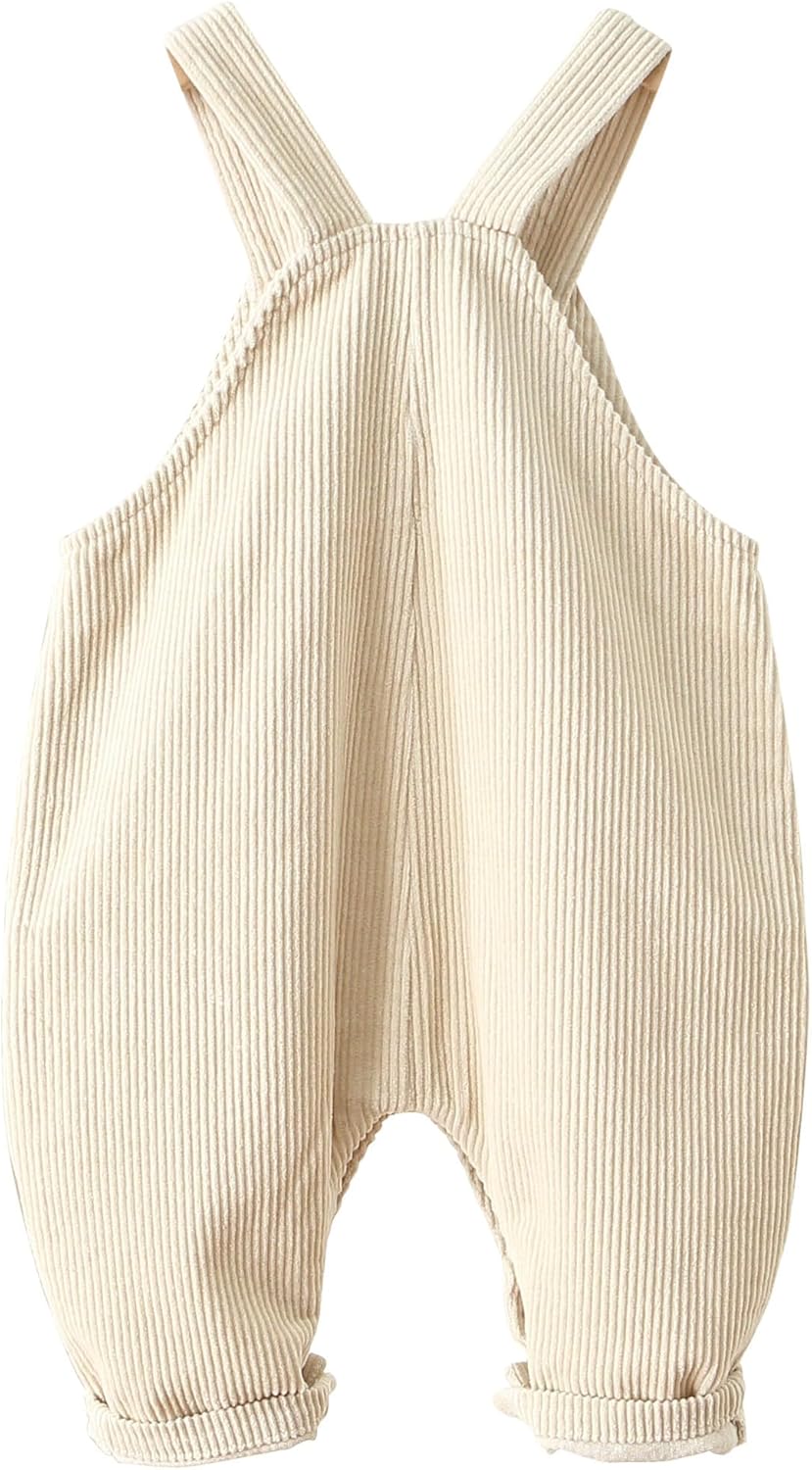 Happy Cherry Corduroy Dungarees Baby Overalls Cotton Button Suspender Loose Jumpsuit Trousers Girls Boys - Image 5