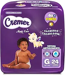 Fralda Cremer Jumbo G 24 Unidades