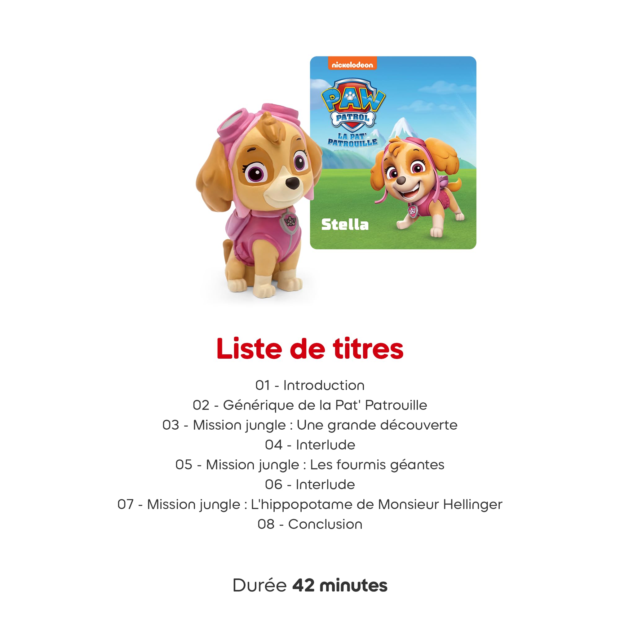tonies Toniebox 2 Pack Boite à Histoire pour Enfant 1 à 9 Ans, Robuste & Facile à Utiliser, La Pat' Patrouille, 2 Figurines, Bleu Ciel