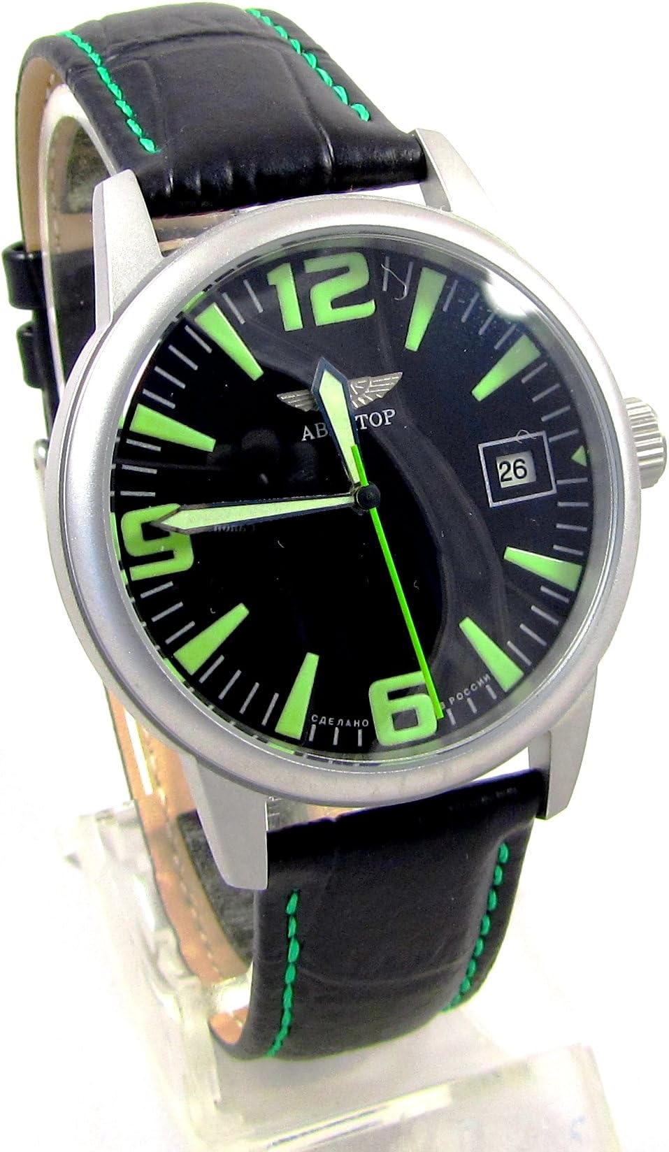 Poljot Aviator Mens Wrist Watch Custom 17 Jewels USSR Rare Serviced & Oiled