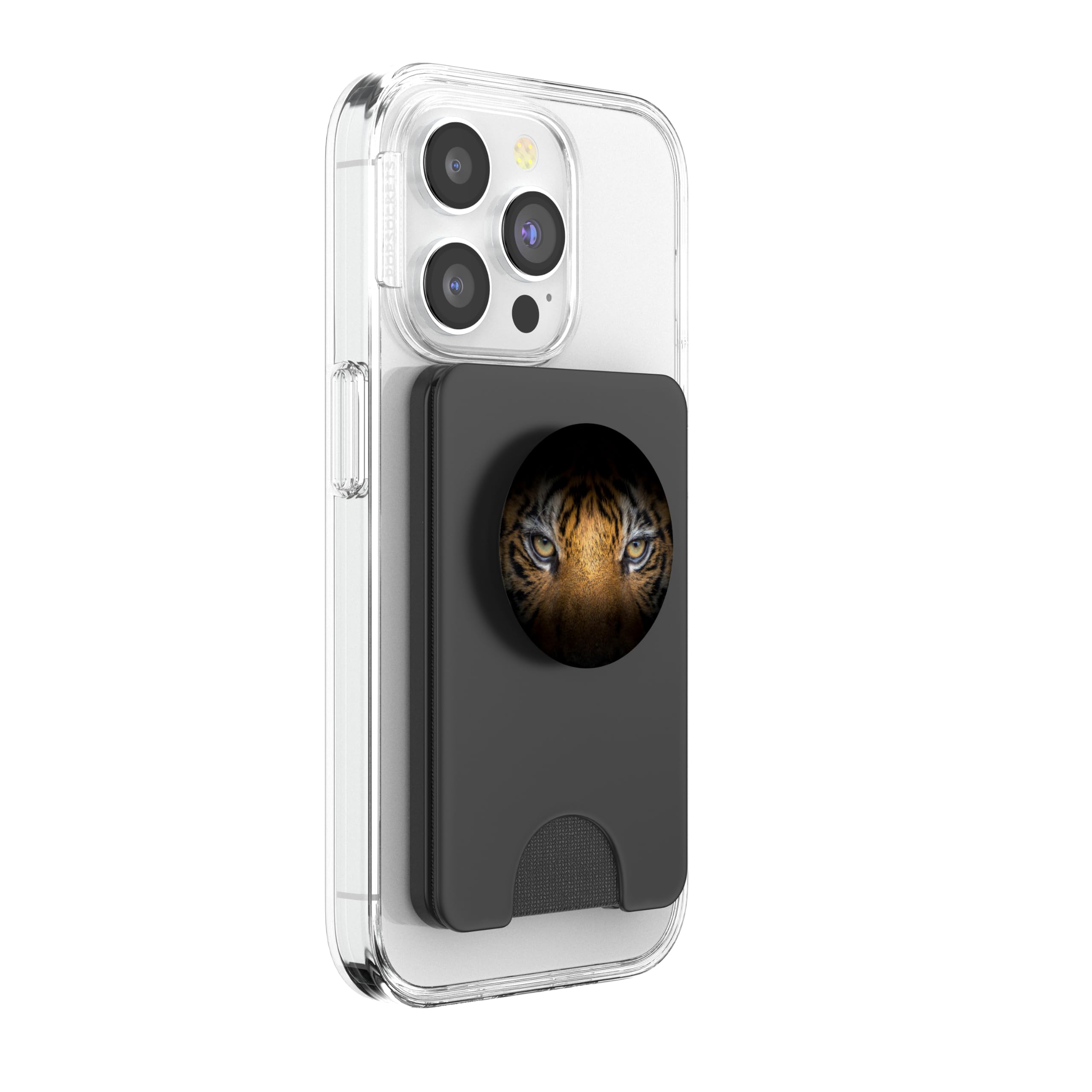 Tiger PopSockets PopWallet for MagSafe, Black - Image 4