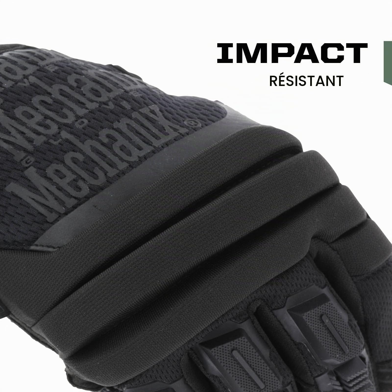 Mechanix Wear Gants M-Pact® 2 Covert (M, tout noir)