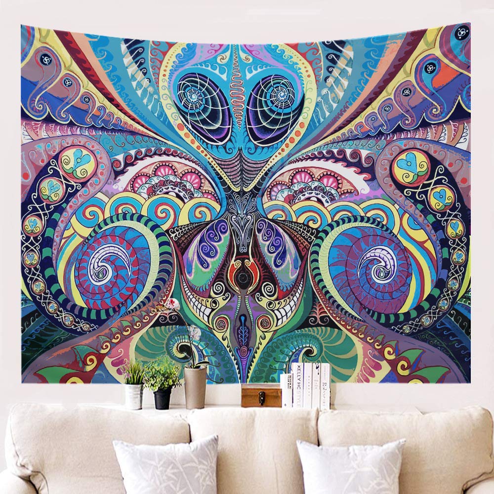 Morbuy Women's Science Fiction Decoration Tapestry Wall Hangings, Mandala Bohemia New And Interesting Decor Art Home Bedroom Living Room Dorm Tapestries Creative Gift (150 X 230Cm,)