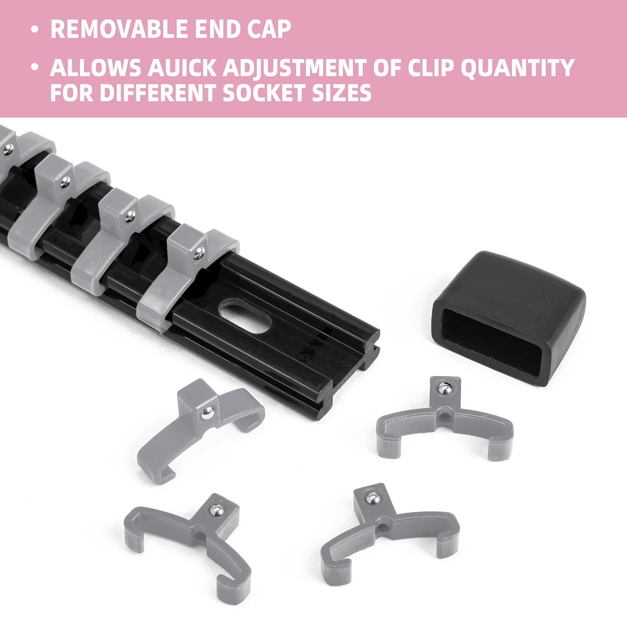 Reniteco Organiseur De Douilles ABS – Support De Douilles