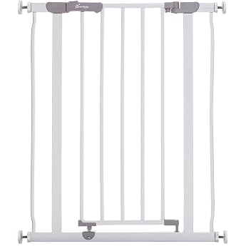 Dreambaby  AVA Slimline Extra Narrow Door & Stair Gate 61-68cm Pressure Installation Suitable for Doors Hallways and Stairs Colour White