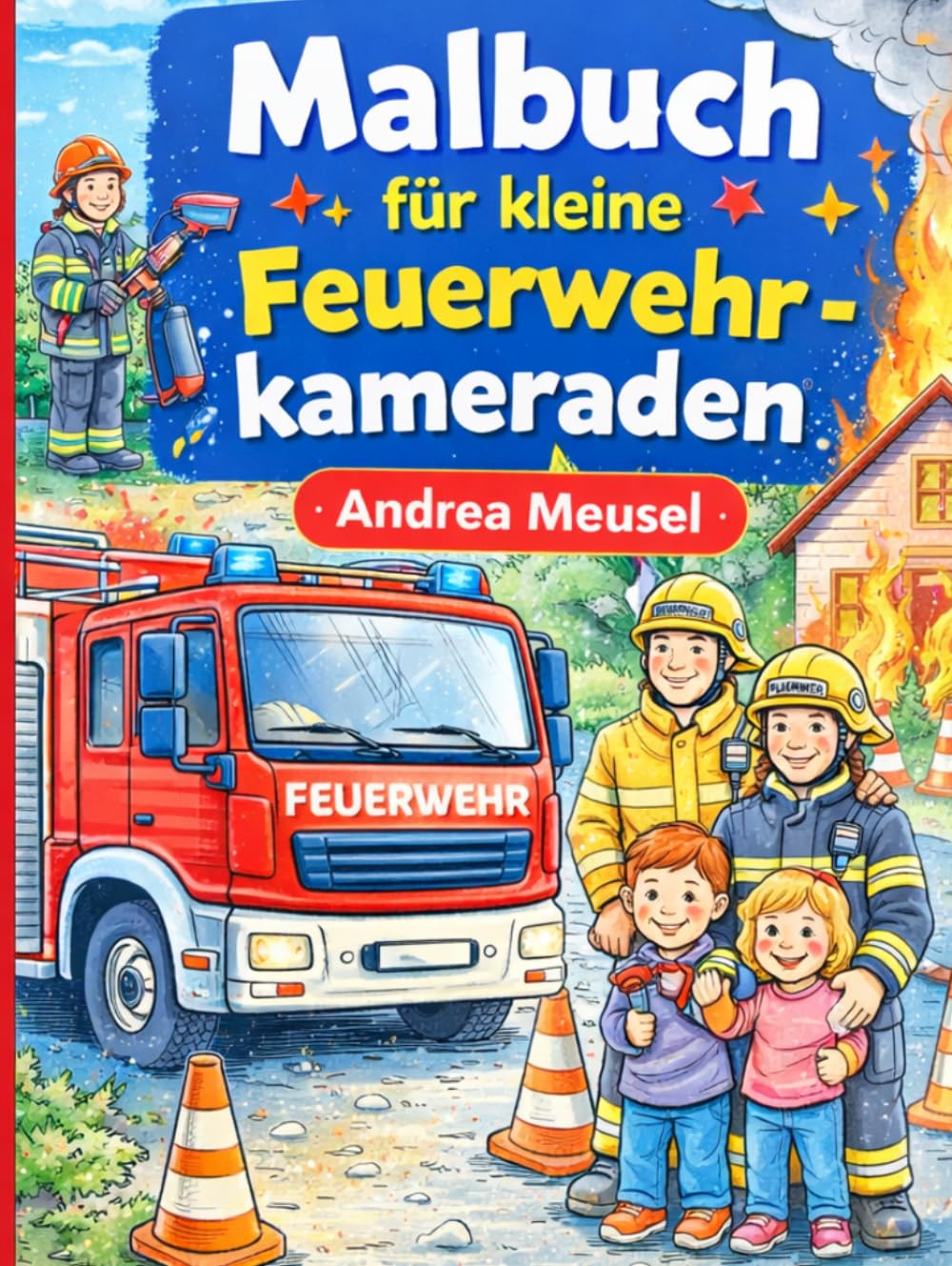Malbuch für kleine Feuerwehrkameraden (Die Welt zum Ausmalen)