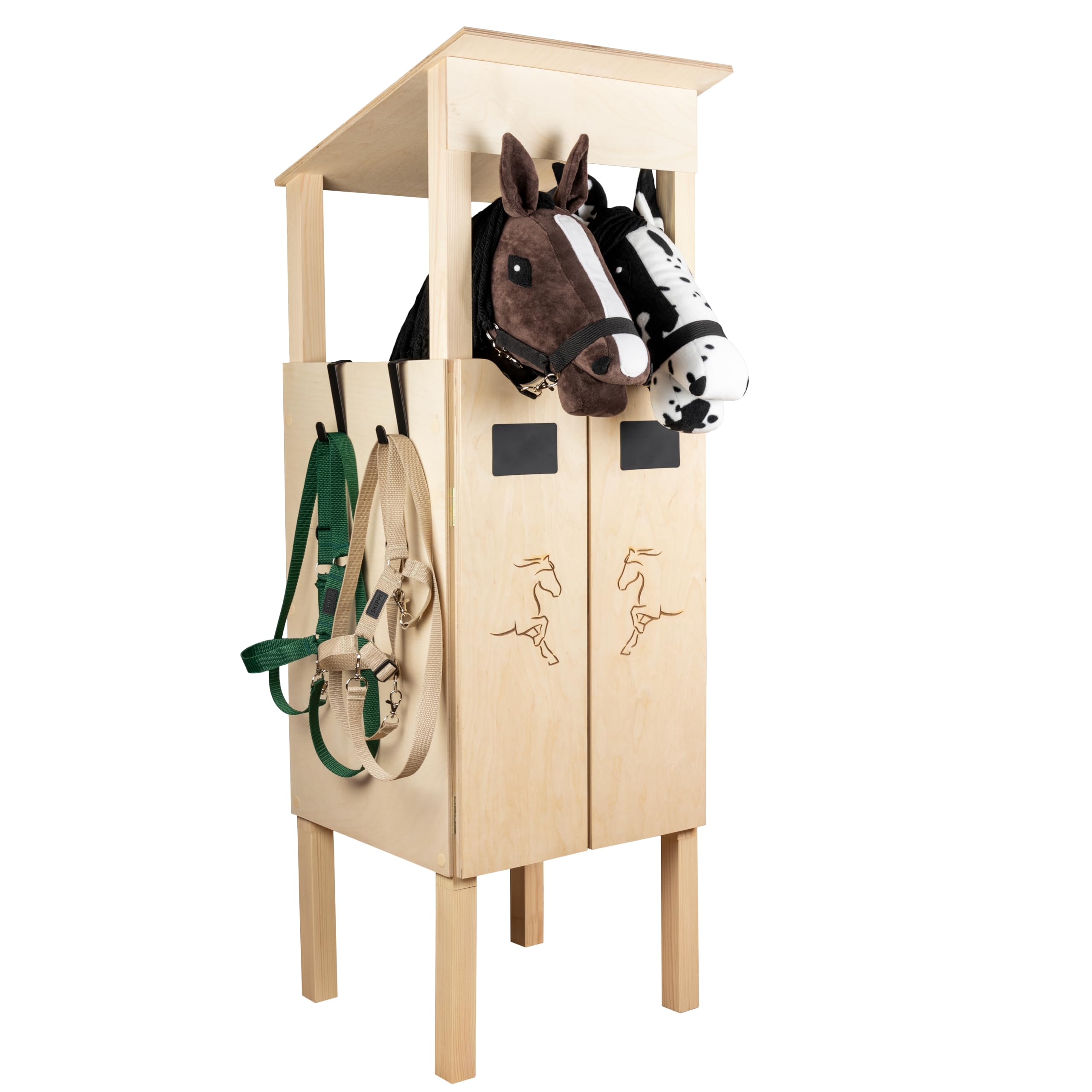 SKIPPI Stajnia Hobby Horse dla 2 koni na kiju, Hobby Horse Akcesoria