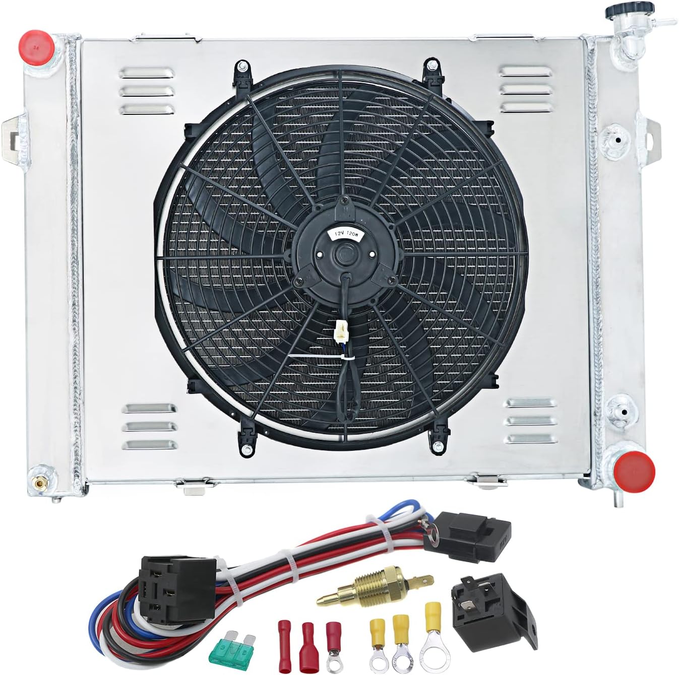 Amazon.com: AluKuhler CU1394 Radiator for 1993-1997 Jeep Grand Cherokee ...