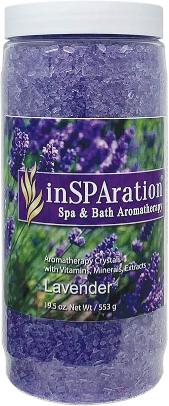 InSPAration 7463 Cristais de lavanda para spa e banheira de hidromassagem, 539 g